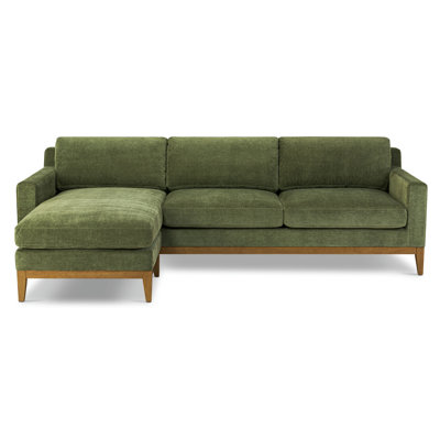 Zyon Reversible Chaise Sectional In Distressed