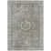 Machine Washable Indoor/Outdoor Xhevrie Pewter Rug