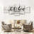 " Kitchen Rules Sign Multi Piece Canvas Print " by TimberType Studio 5 - Pieces-92829705