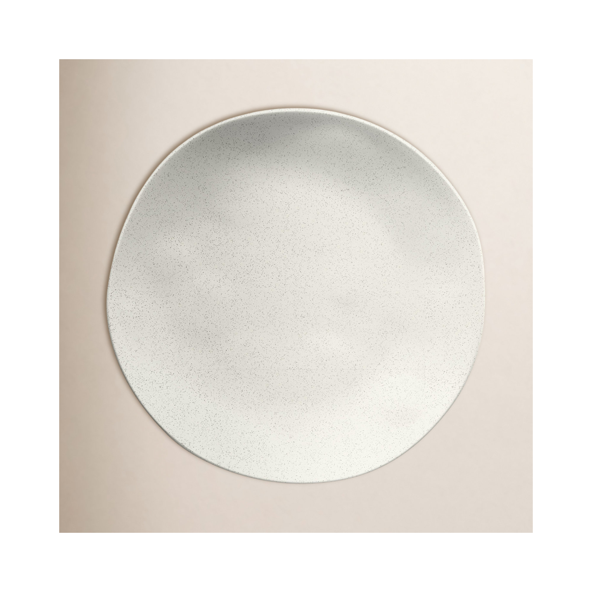 Rudmal Organic Wheat PP Dinner Plate, Cream