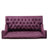 Loveseat with Gigh-Back Backrest, Sofa with Turned Legs-2068391516
