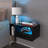 Jorid 21.3''W Wall Mounted Floating Nightstand with RGB Light-380110018