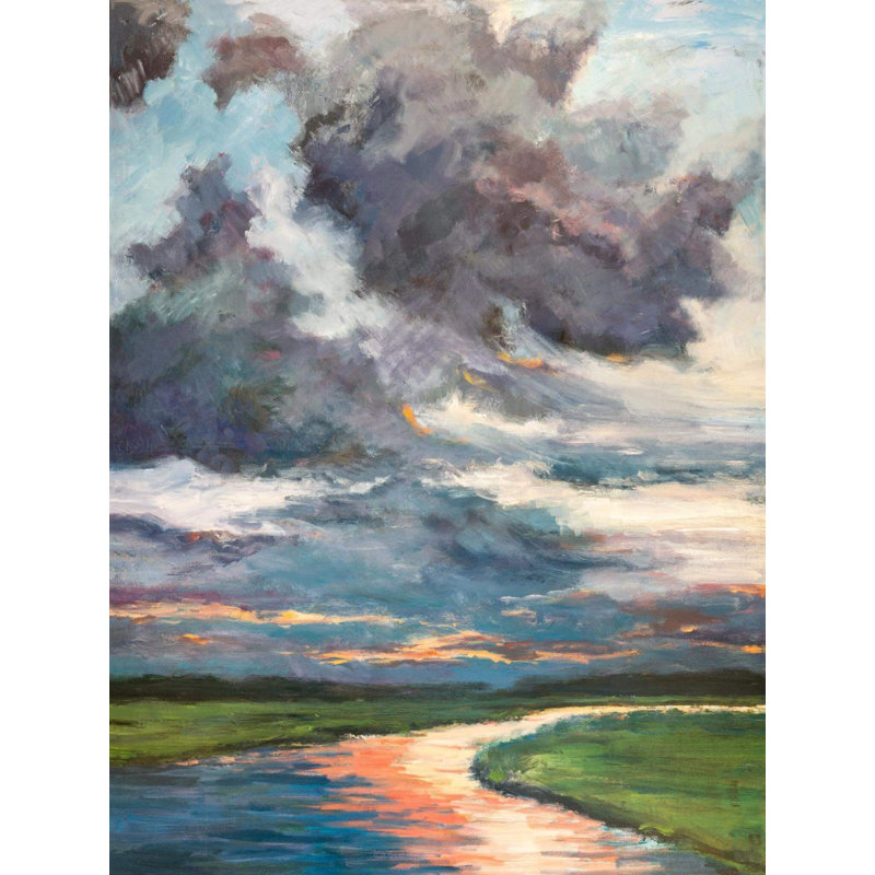 Thundersky - Artist Enhanced Canvas Print, 30" H x 24" W, Wrapped Canvas
