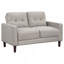 Ensemble de canapé capitonné beige 2 pièces Harvey