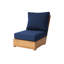 Arrihanna Outdoor Teak Armless Lounge Chair-548080228