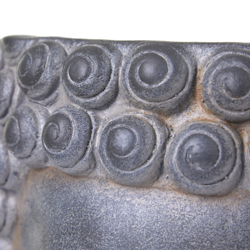 Ceramic Statue Planter, Dark Gray