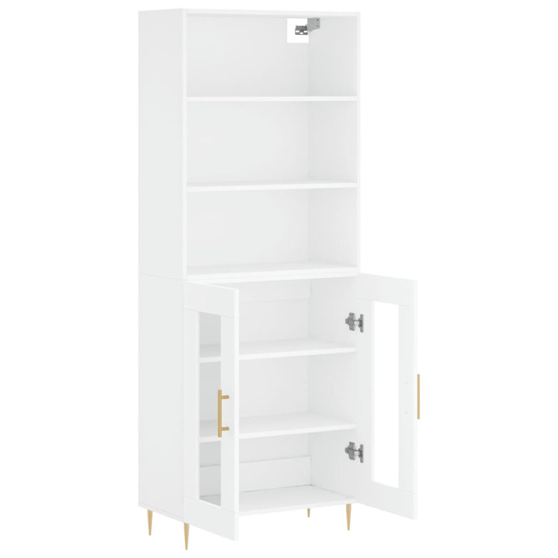 180cm H x 70cm W Standard Bookcase, White