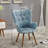 Contemporary Silky Velvet Tufted Button Back Accent Basic Accent Chair-1187352553