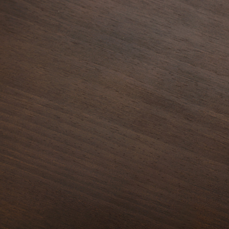 Console 55 po espresso minimaliste avec découpes en arche ouverte