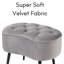 Repose-pieds standard en velours 14,96 po-580182138