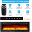 Belfry Heating 182.88 cm W Matte Black Electric Fireplace