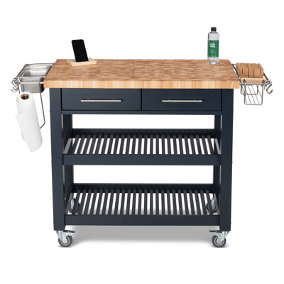 Sydney 38.30'' Wide Rolling Kitchen Cart