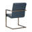 Faux Leather Armchair - Blue