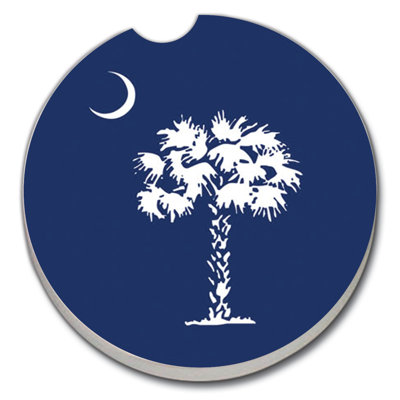 Sous-verre à palmetto de voiture absorbant