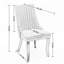 Chaises de salle à manger en rayonne et en lin pour salle à manger avec pieds incurvés en bois massif (bleu)-1988540529