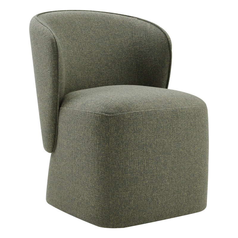 Chaise rembourrée Niha, Tweed chanvre Nathan