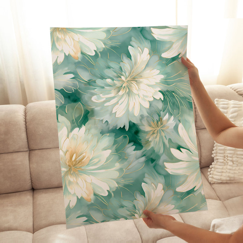 Floral Florals II, reproduction d'art moderne sans cadre, H 36 po x l 24 po