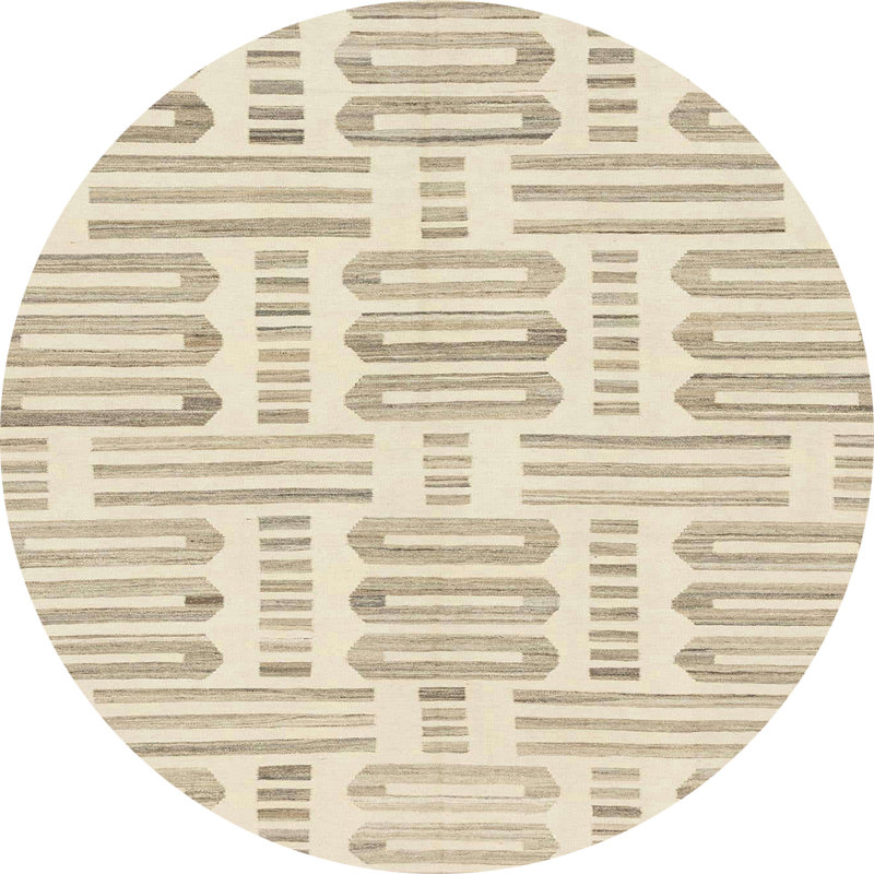 Abstract Indoor Rug, Round 3'