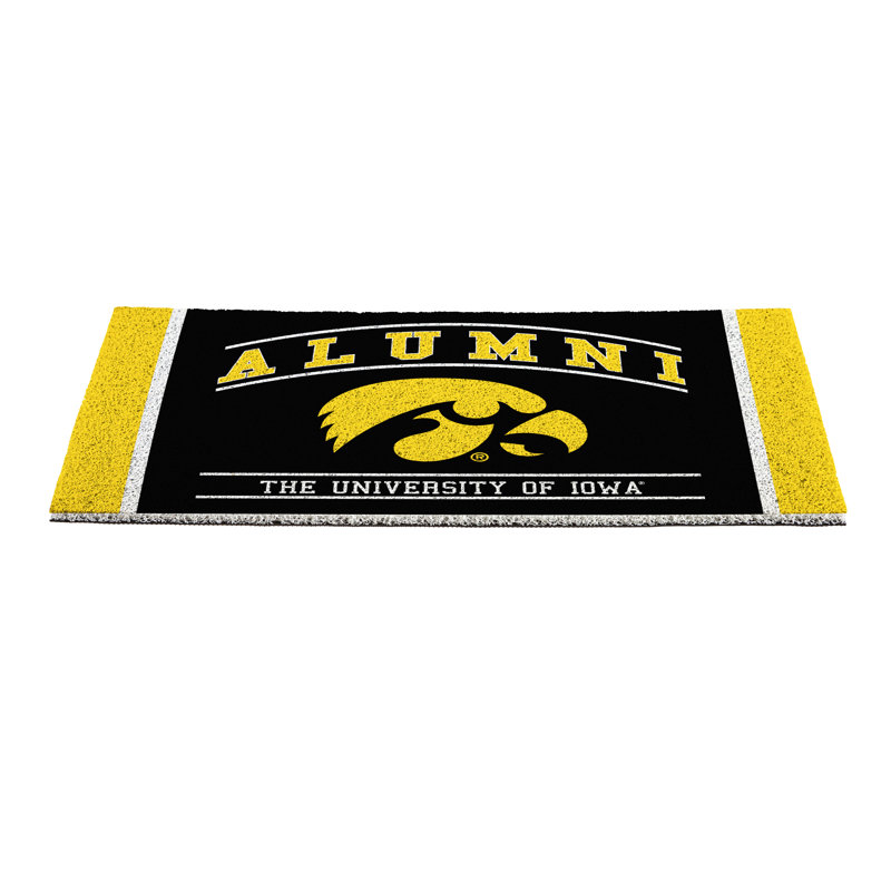 University of Iowa Alumni PVC Mat, 28"x16"