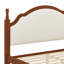 Base de lit plateforme classique en bois avec tête de lit tapissier luxueuse-128626649