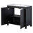 Bathroom Storage Vanity With Resin Sink & 2 Doors
