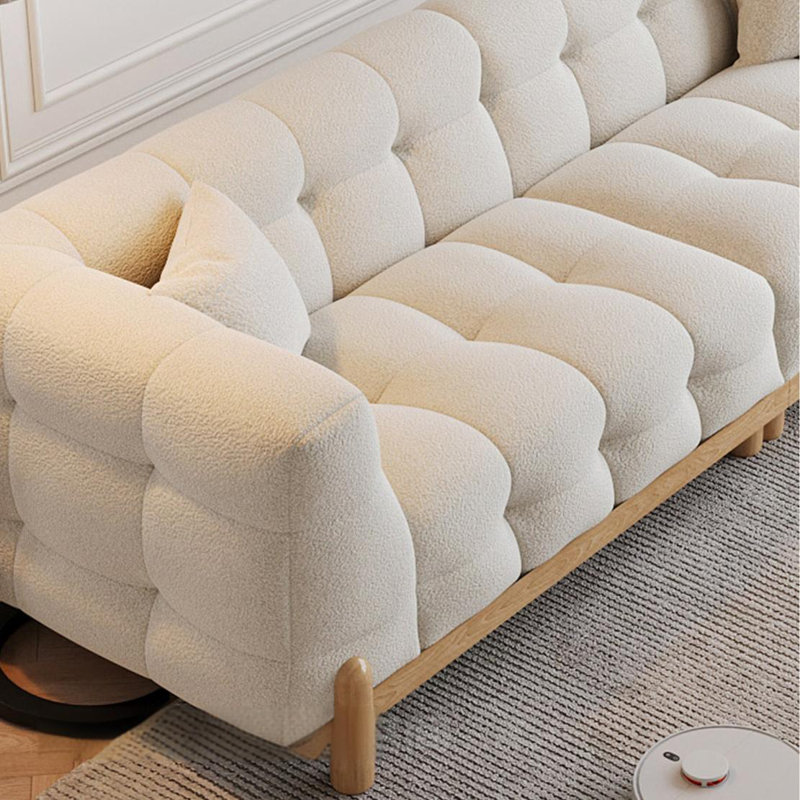 style moderne, simple, rangée droite, nuage, canapé, H 30,7 po x l 126 po x P 39,37 po, 5