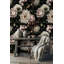 Papier peint floral foncé foncé adhésif mural adhésif