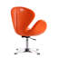 Fauteuil ballon pivotant en cuir Raspberry Vegan-594621975
