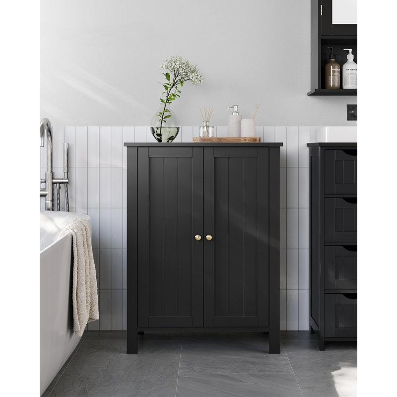 Ryleigh Freestanding Bathroom Cabinet, Black