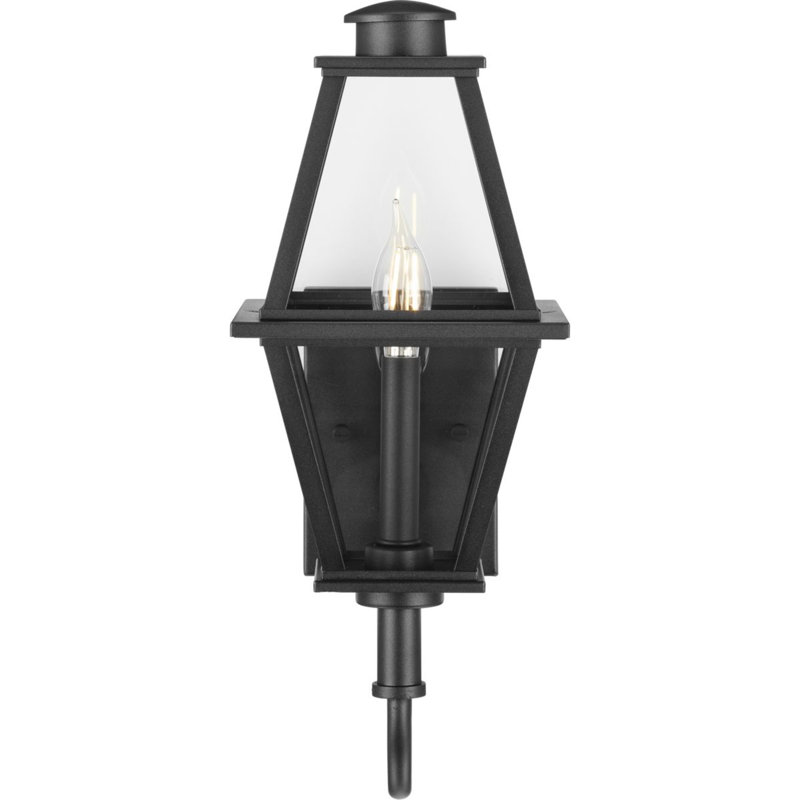 Lanterne murale d'extérieur Didama, Noir texturé, H 18,12 po x l 7,25 po x P 8,5 po