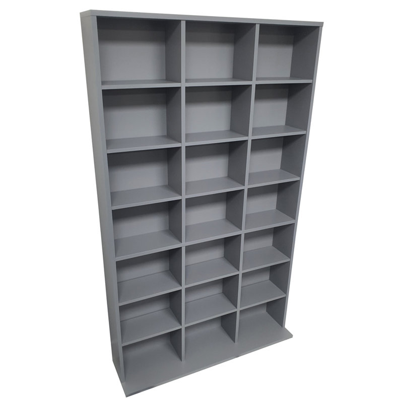 151cm H Media Shelves, Grey
