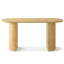 Drusi 60" Burl Wood Waterfall Console Table