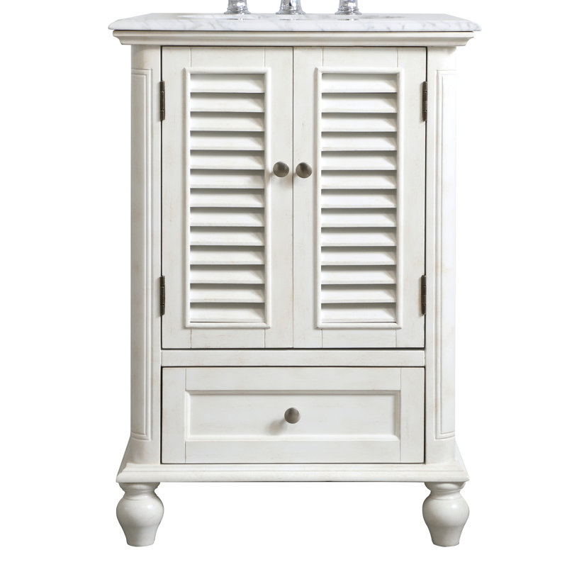 Ensemble de meuble-lavabo simple 24 po Hansford, Blanc