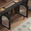 Buffet noir en bois manufacturé