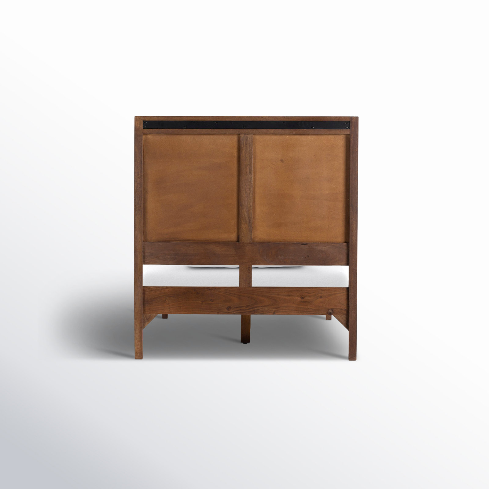 Nellie Cane Bed, Twin, Brown Wash