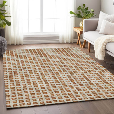 Premium Machine Washable Pasko Paprika Rug