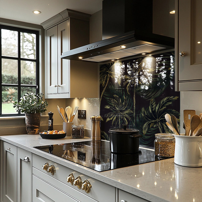Palm On Splash Back, 70cm L x 50cm W