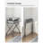 Set Of 2 Luggage Racks, Foldable Suitcase Stand With Steel Frame For Guest Room, Bedroom