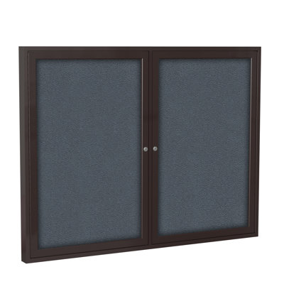 Panneau de bulletin fermé 2 portes