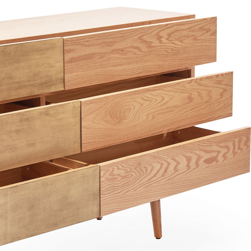 Buffet Italian Light Luxury, Brun orangé