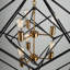 Lustre géométrique 6 lumières façon bougie Artistry