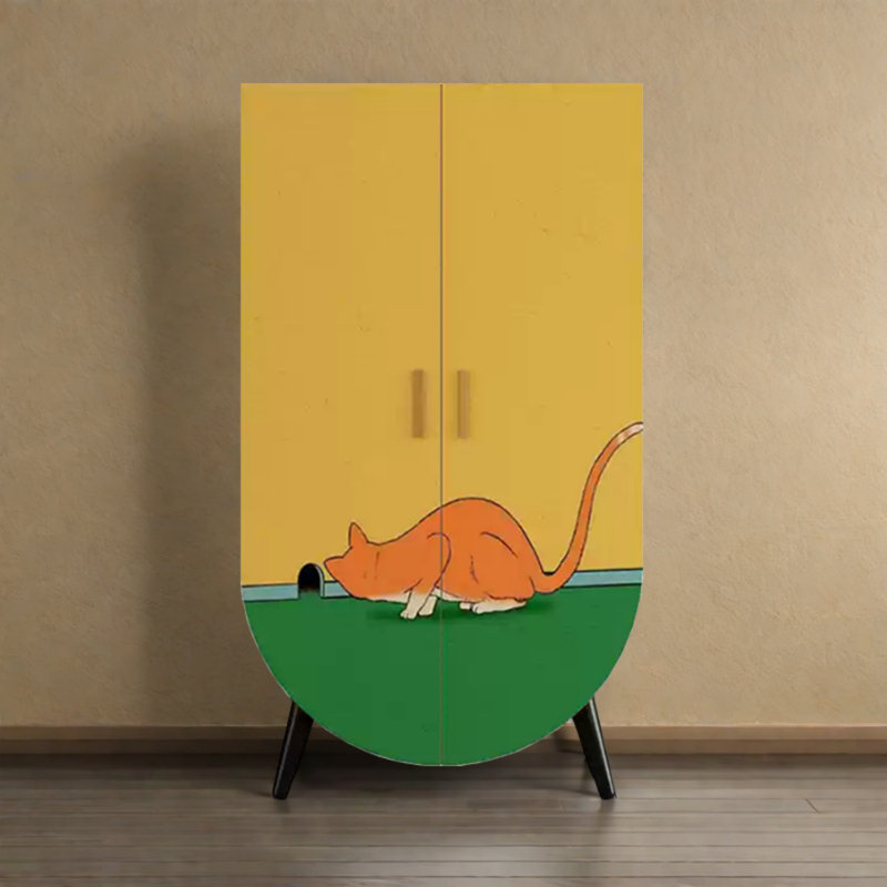 Armoire moderne à double porte minimaliste