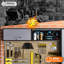 Armoire de rangement simple en acier (H 13,7 po x l 31,5 po x P 13 po)-366699457-397886746