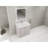 36" Bathroom Vanity In Khaki Color. Resin Sink & 2 Soft-Close Cabinet Doors. Modern Style, Spacious Storage. Basin, Hinges, Elegant Metal Handles. Plywood. Assembly Required Freestanding With White-1068308013