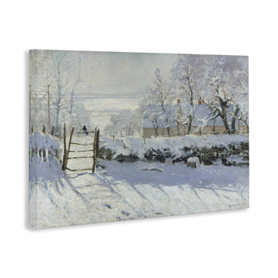 Art mural classique sur toile La Pie par Mon1000paintings