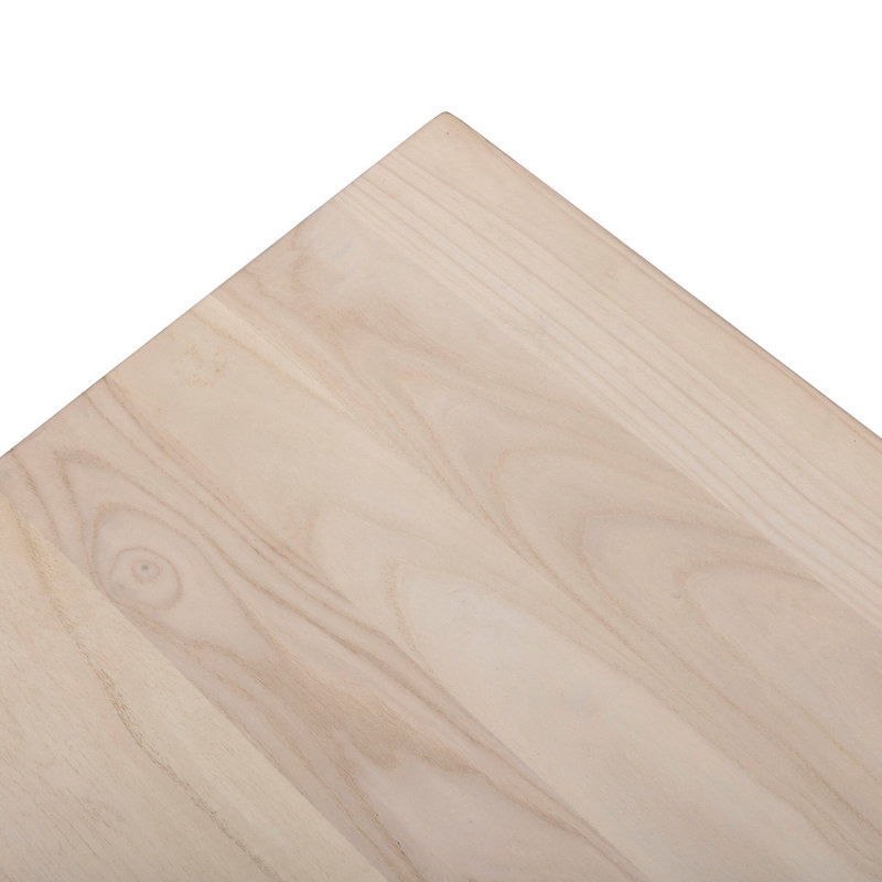 Tussac Nightstand-Matte Brown Neem, Natural White Neem