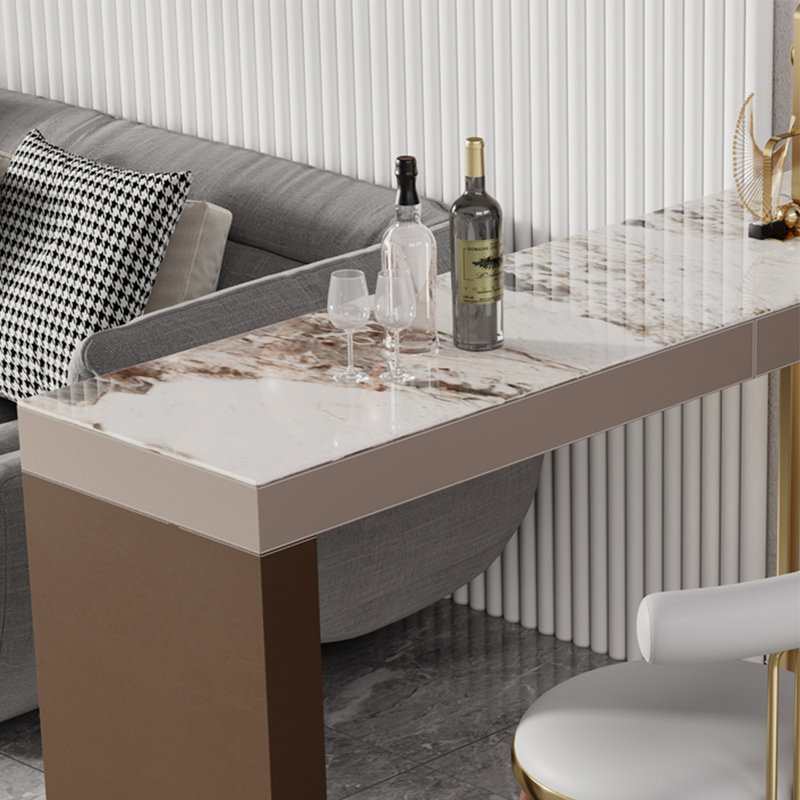 Table basse légère et luxueuse, H 39,3 po x L 55,1 po x l 15,7 po