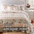 Greenland Home Fashions Antique Rose Blue 3-Piece Queen Size Quilt Set, 90x90 Inch-17829497-85651661