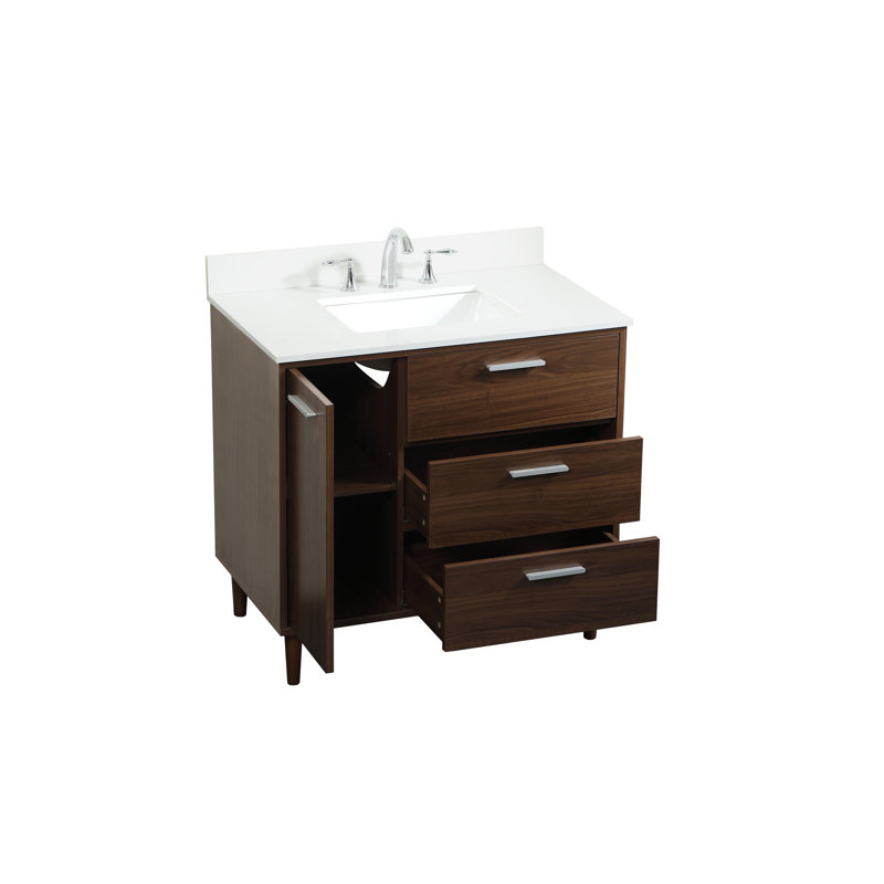 Ensemble de meuble-lavabo simple 36 po Baldwin, Noyers