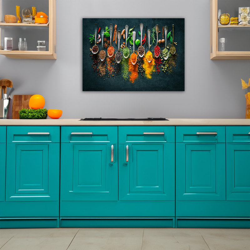 Species On Spoon Kitchen Foods On Canvas